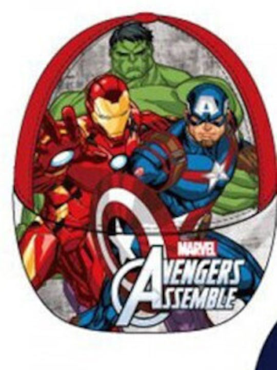 Marvel Kinderhut Jockey Stoff Avengers Rot