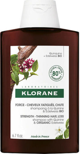 Klorane Shampoos against Hair Loss for Fragile, Αντι-Θραύση Hair 400ml