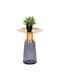 Round Side Table Ballin Glass Blue 37x37x35cm