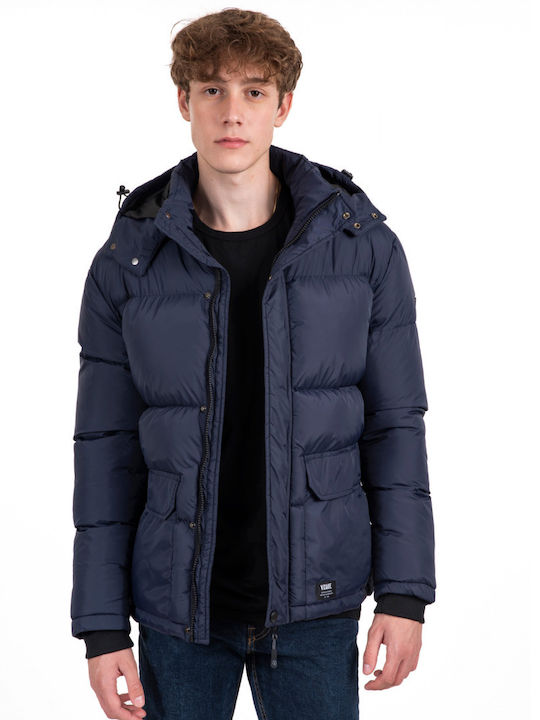 Vcode Herren Jacke Puffer Blau