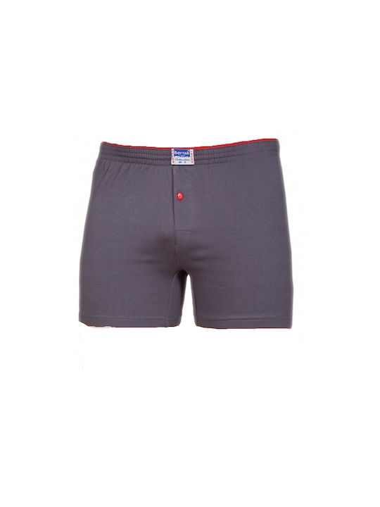 Berrak Herren Boxershorts Dark Grey 1Packung