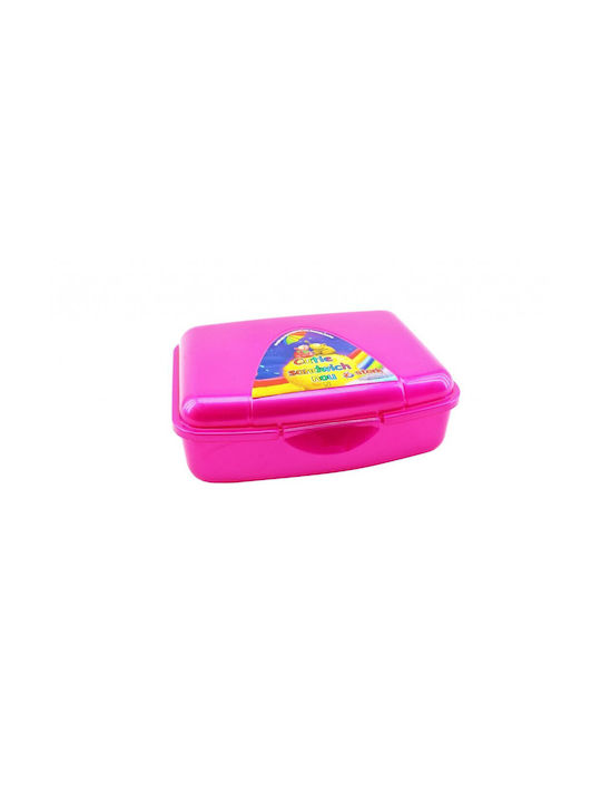 Sterk Lunchbox Kunststoff Rosa 18x10cm 1Stück