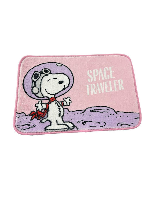 Peanuts Snoopy and Woodstock Kids Synthetic Rug