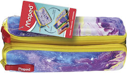 Maped Pencil Case Barrel with 2 Compartments Pink