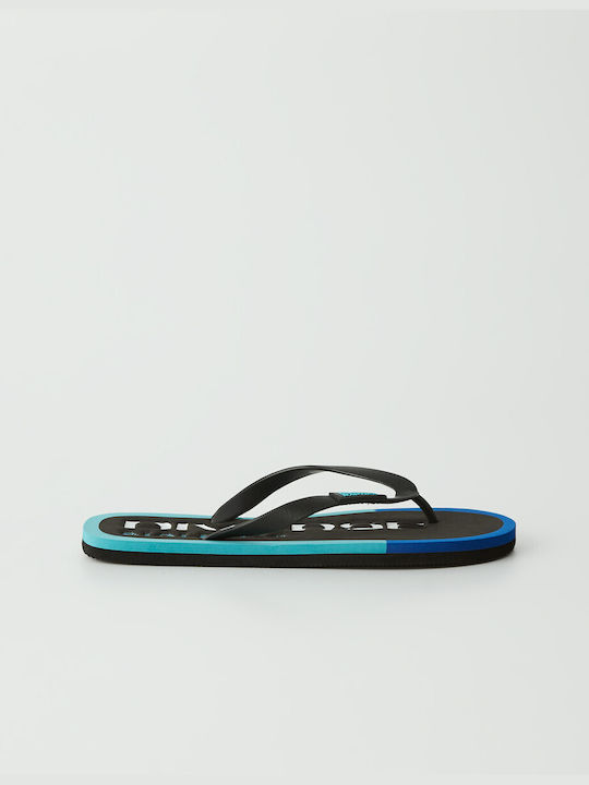 Diverse System Men's Flip Flops Turquoise