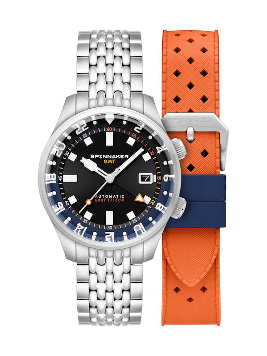 Spinnaker Herrenuhr 42mm Automatisch mit Silber...