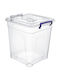 Viosarp ST-008 Plastic Storage Box with Lid Purple 24x24x27cm 1pcs