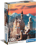 Clementoni Puzzle Hochwertige Sammlung Schloss 1500 Teile Kompakte Box