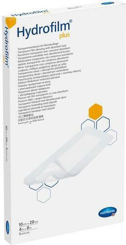 Hartmann Hydrofilm Plus Waterproof & Sterilized Plasters 20x10cm 25pcs