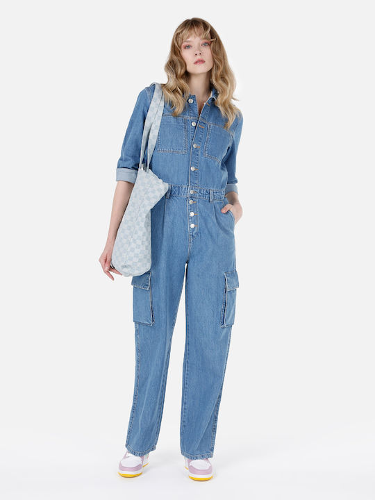 Damen Einteiler Anzug Blue