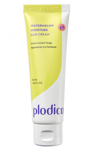 Plodica Watermelon Moisture Cremă Cu Protecție Solară Pentru Față SPF50 50ml