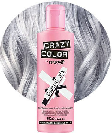 Crazy Color Полуперманентна боя за коса Neutral Mix 250ml