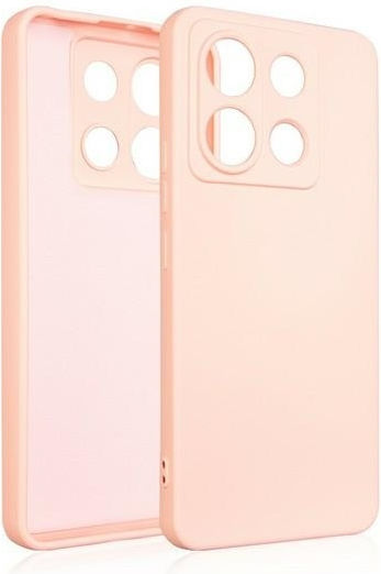 Beline Umschlag Rückseite Silikon Rose Gold (Honor X6)