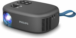 Philips Projector with Built-in Speakers Black