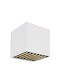 Globo Lighting Επιτοίχια Εξωτερική Πλαφονιέρα LED IP54 6W με Θερμό Λευκό Φως Διπλής Δέσμης 10x10εκ.
