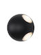 Globo Lighting Επιτοίχια Εξωτερική Πλαφονιέρα LED IP54 4.5W με Θερμό Λευκό Φως