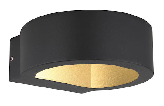 Globo Lighting Wall-Mounted Outdoor Ceiling Light LED IP54 7W with Warm White Light Double Beam 16x5.5εκ.