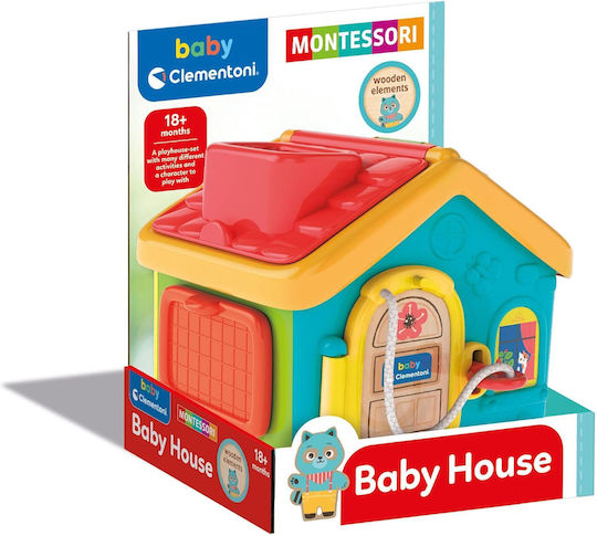 Baby Clementoni Бебешка играчка Montesorri - Baby House за 18++ месеца
