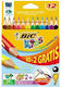 BIC Kids Evolution Triangle Ξυλομπογιές Σετ 12 ...