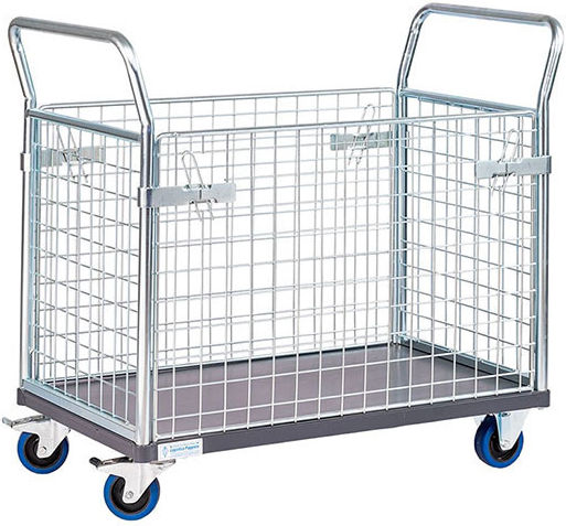 Transport-Wagen for Load Weight up to 300kg in Silber Color