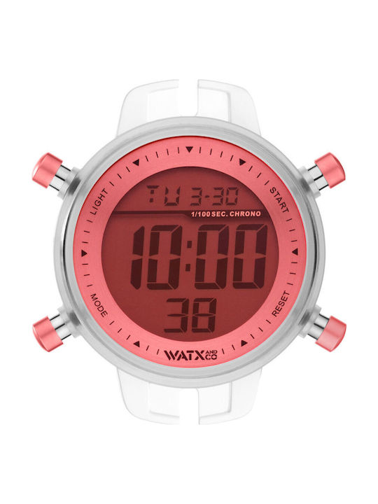 WATX & CO Γυναικείο Ρολόι 43mm Μπαταρίας με Λευ...