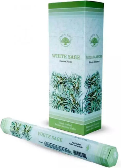 Aromatische Räucherstäbchen Green Tree Weißer Salbei Weißer Salbei 20 Stück