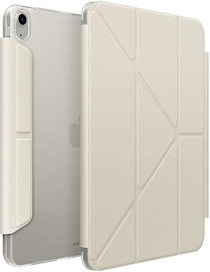 Uniq Flip Cover mit Tastatur Beige (iPad Air 11" 2024/2025/2026 / iPad Air 2020/2022)