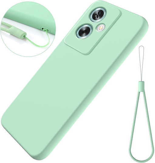 Задна корица Силикон с Каишка Зелен (OnePlus Nord N30 SE - OnePlus Nord N30 SE)
