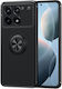 Umschlag Rückseite Silikon Schwarz (Xiaomi Poco F6 Pro 5G)