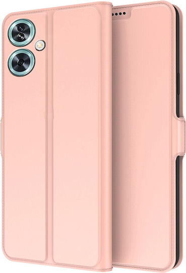 Book Synthetic Leather / Silicone / Plastic Rose Gold (OnePlus Nord N30 SE)