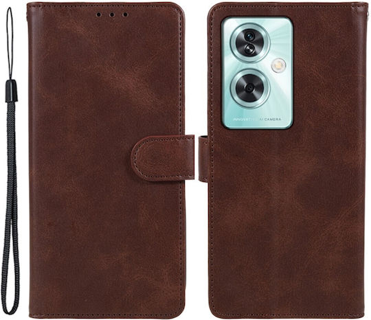Wallet Δερμάτινο / Δερματίνης / Πλαστικό Καφέ (OnePlus Nord N30 SE)
