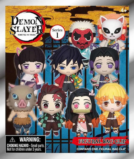 Monogram Demon Slayer: Kimetsu No Yaiba Figural Bag Clip (Διάφορα Σχέδια)
