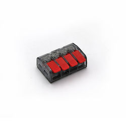 Adeleq Κλέμα 4 θέσεων 32Α 0.08-4.0 mm² 515302 Adeleq Κλέμα 4 θέσεων 32Α 0.08-4.0 mm² 515302