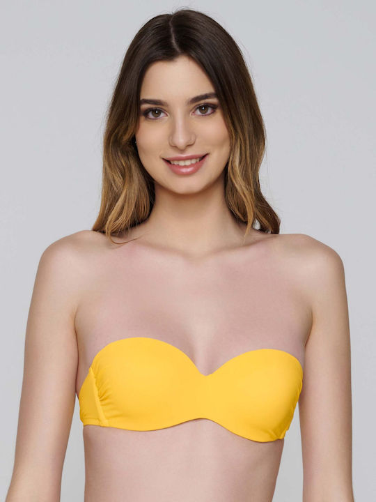 Luna Sense Fără bretele Top bikini Blue