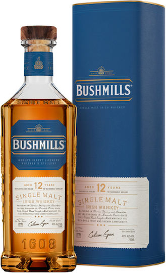 Single Malt Ουίσκι 12 Ετών Ιρλανδίας σε Κουτί 40% 700ml