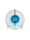 Artekko Glass Decorative Platter Lourdes Blue 46x46x8cm