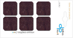 Delta Plast 0098 Round Felts with Sticker 30mm 10pcs