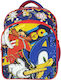 School Bag Sonic with Anatomical Back 29x23x10cm Sonic