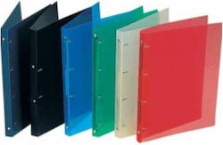 Black Red Plastic Clipboard Black-red 4 Rings A4