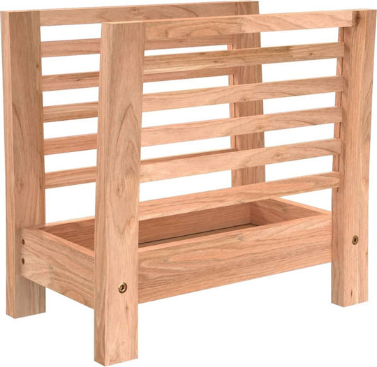 vidaXL Стойка за списания Дърво Кафяв 38.5x26.5x40бр 1бр