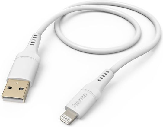 HAMA USB-A to Lightning Cable Λευκό 1.5m 00201568