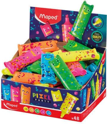 Maped Textmarker Marker Mini Pixel Verschiedene Farben 743603
