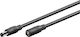 DC Extension Cable 5.5x2.5mm Male to Female 3m Black Goobay 71401