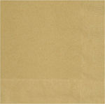 Sweet Gold Party Napkins 20 Pieces