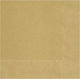 Sweet Gold Party Napkins 20 Pieces