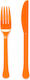 Orange Pumpkin Forks 24 Pieces