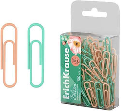Erich Krause Agrafe colorate pastelate Bloom 100 buc 62048 Erich Krause Agrafe colorate pastelate Bloom 100 buc 62048