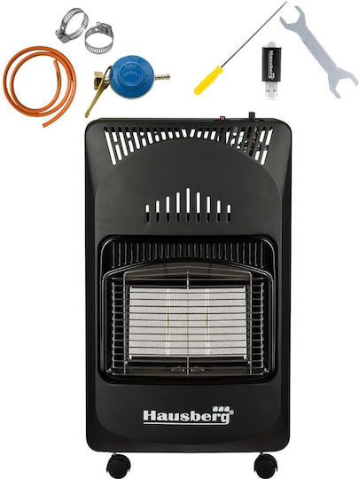 Hausberg Κεραμική Σόμπα Υγραερίου 4200W Μαύρη