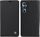 Realme Folio Series Book Δερματίνης / Σιλικόνης / Πλαστικό Μαύρο (Realme C65)