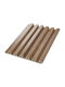 3D Wall Panels with Glue Brown